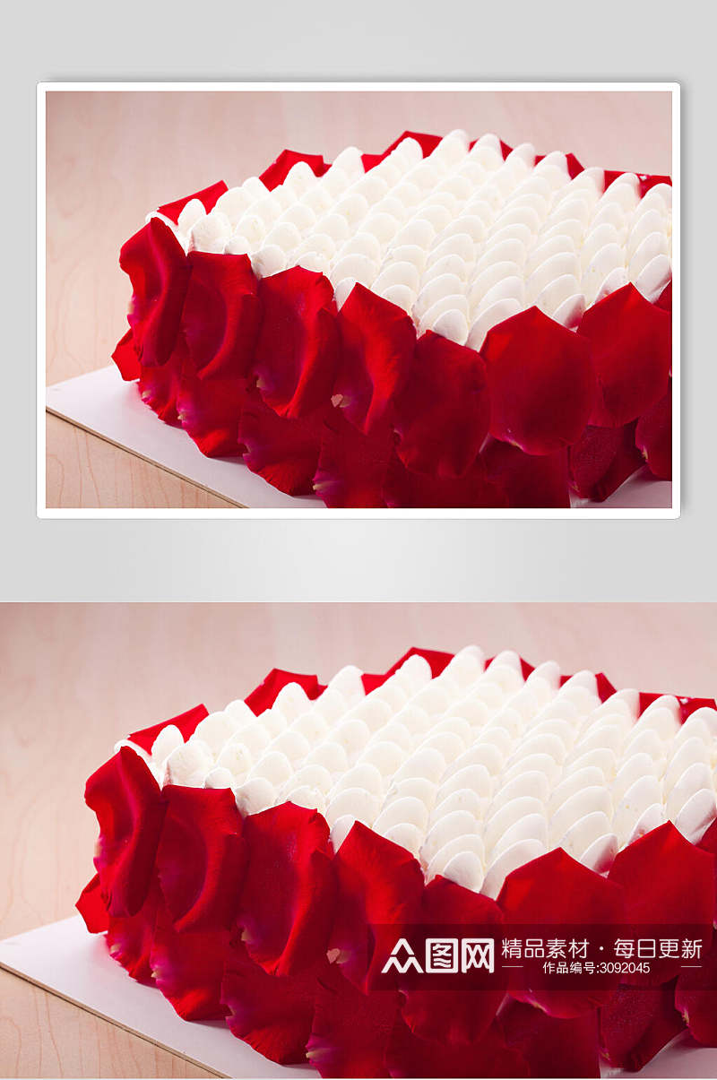 浪漫生日蛋糕美食高清图片素材