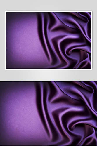 紫色绸缎面料丝绸布料图片