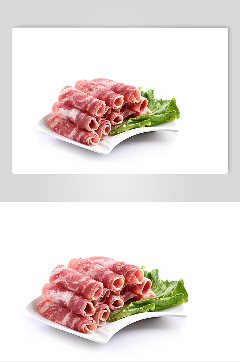 新鲜美味肥牛卷食品图片素材