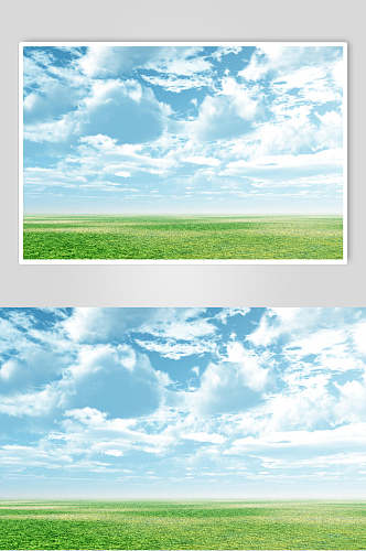 纯净蓝天白云天空高清图片