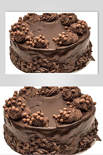 营养巧克力生日蛋糕图片