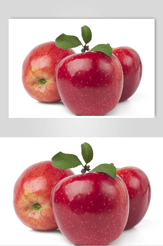 美味精品有机苹果水果高清图片