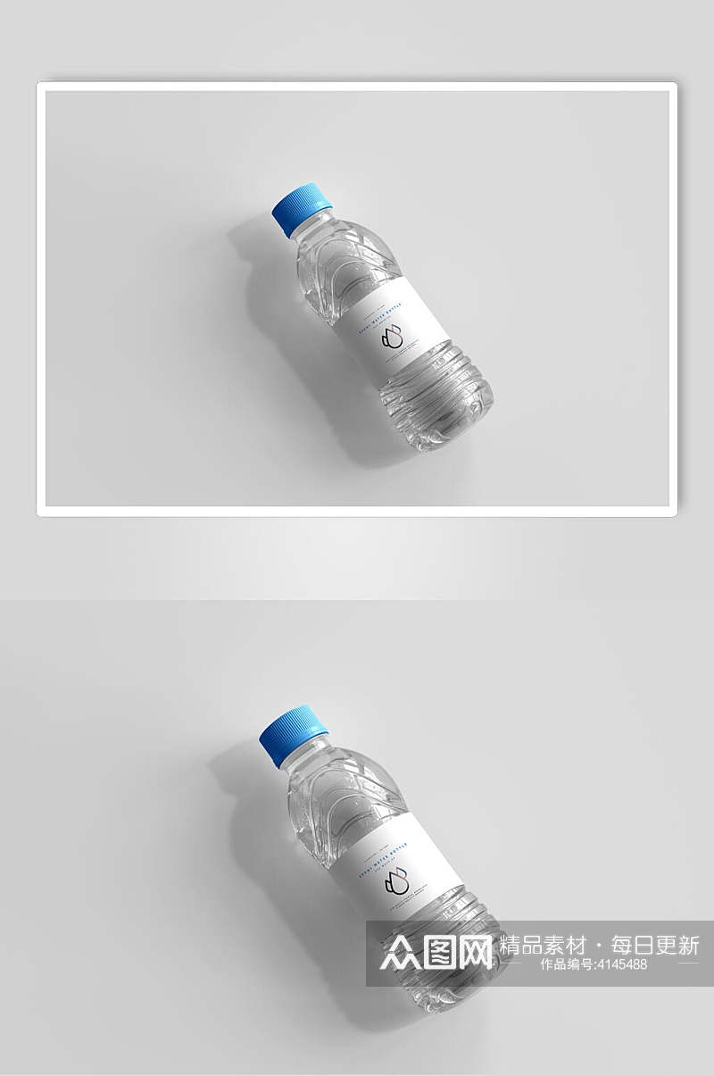 塑料瓶矿泉水瓶样机素材