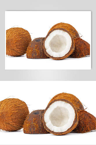 绿色生态椰子食品水果高清图片