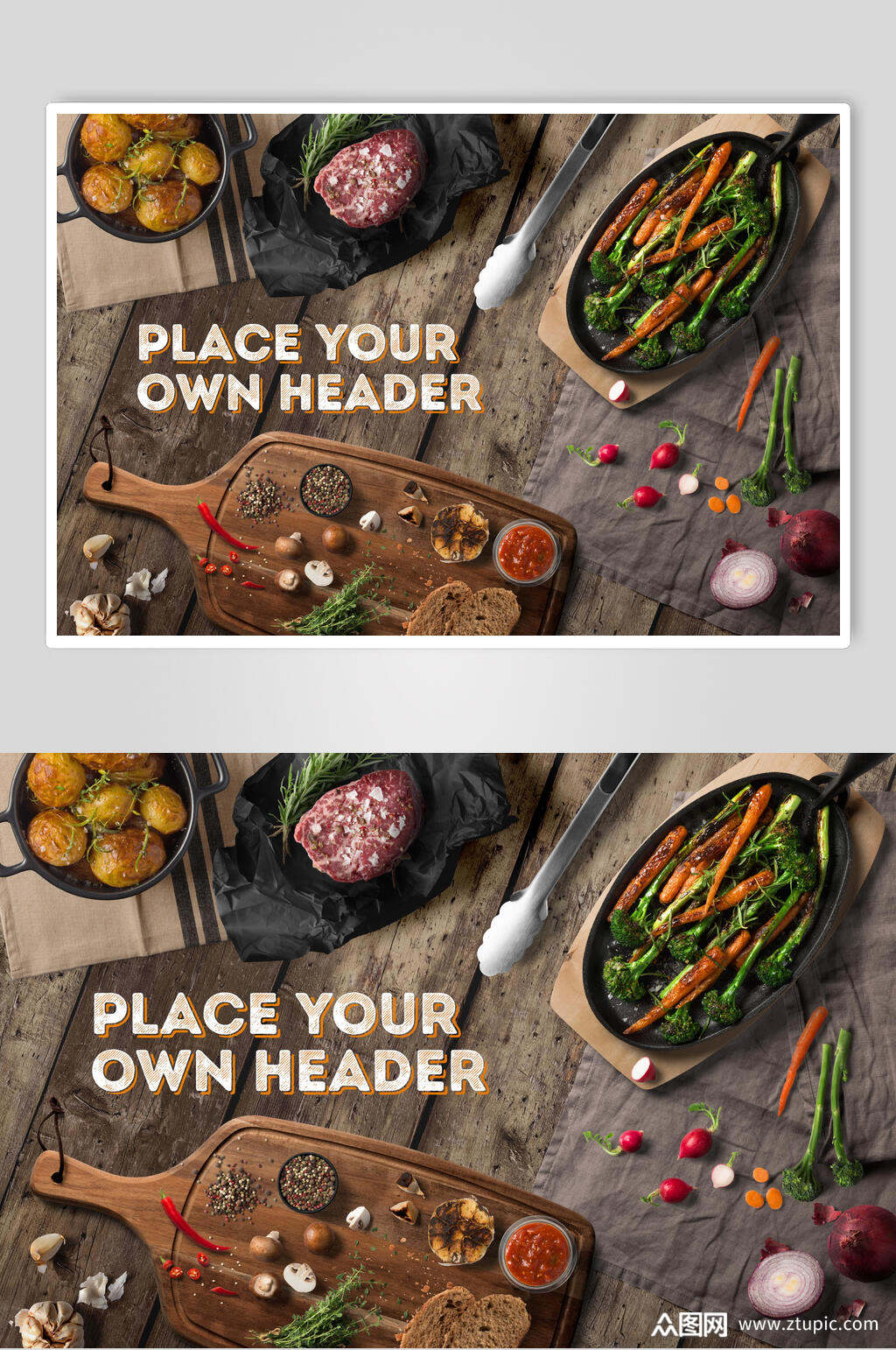 个性餐饮贴图设计餐饮贴图样机素材