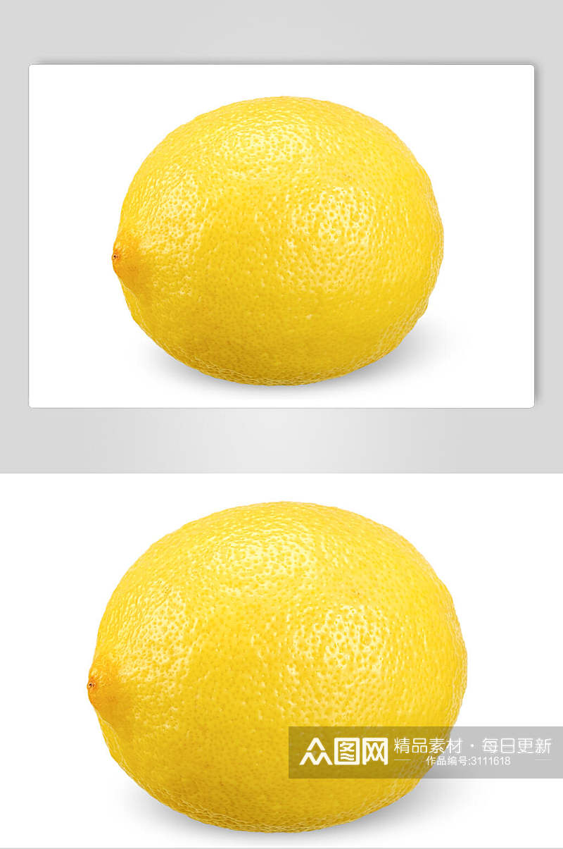 绿色生态柠檬水果高清图片素材
