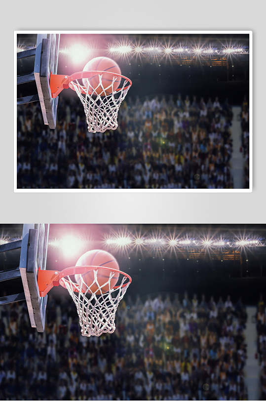 篮球框篮球运动摄影图