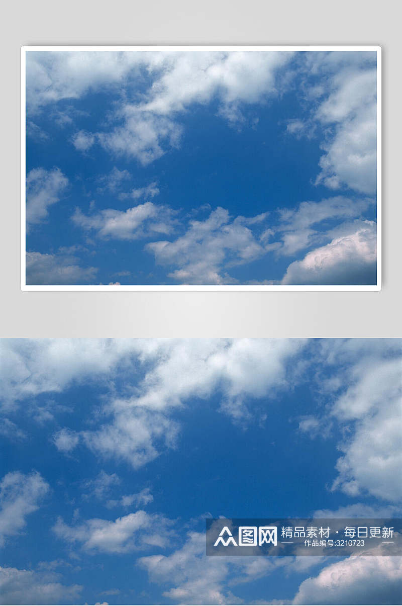 蓝天白云天空高清图片素材