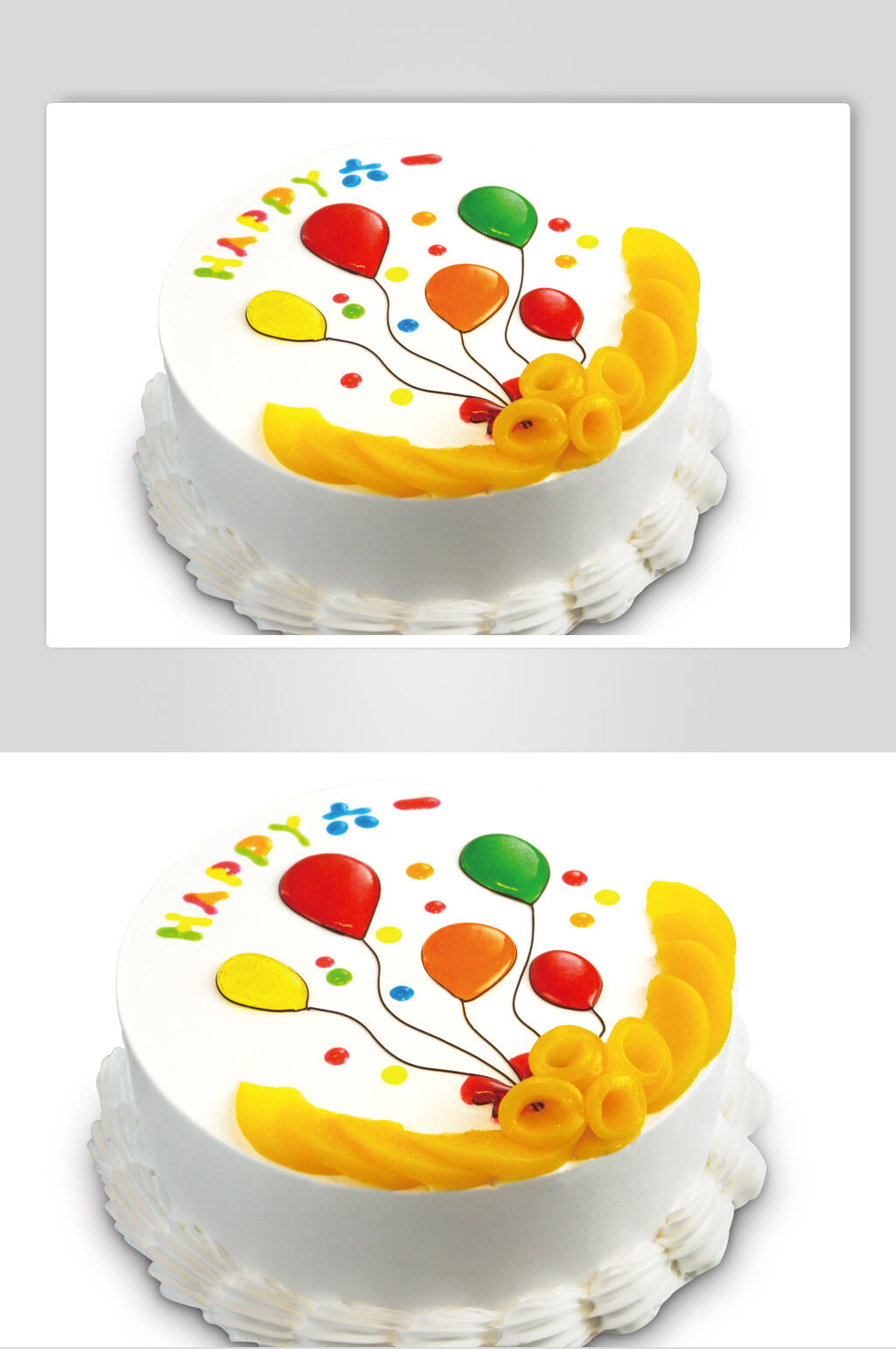 缤纷生日蛋糕食品美食图片素材