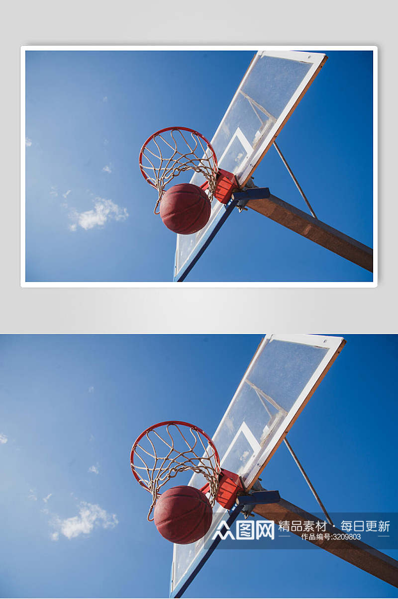 篮球框篮球运动摄影图素材