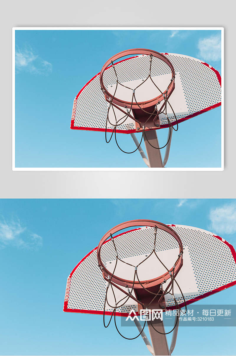 球框篮球运动摄影图素材