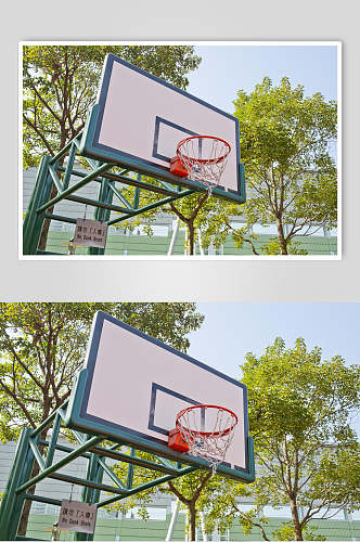球框篮球运动摄影图