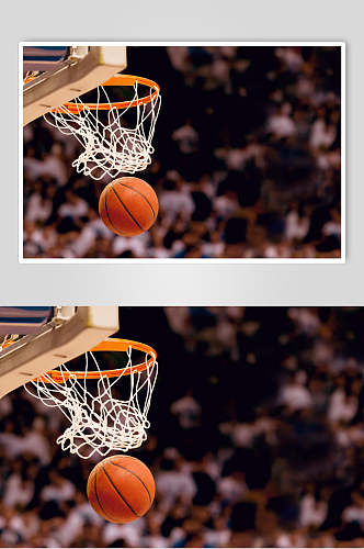 球框篮球运动摄影图