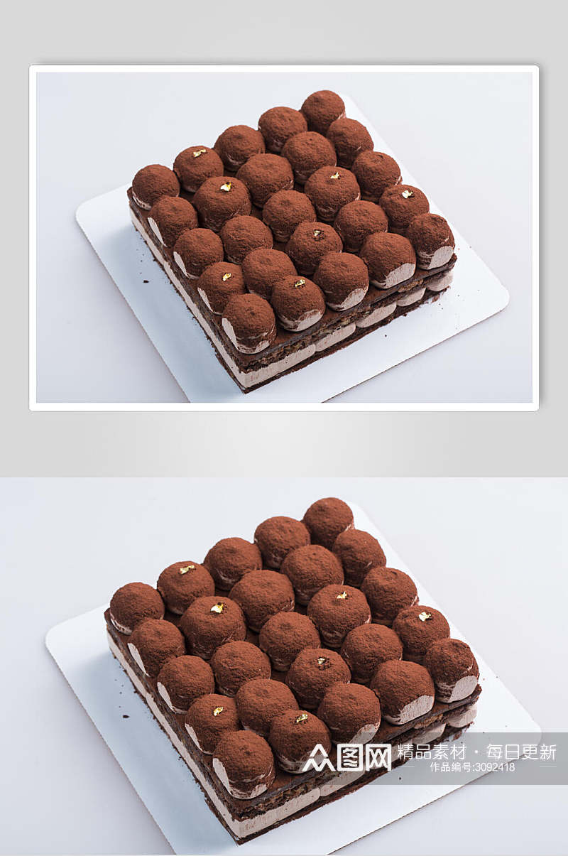 巧克力时尚生日蛋糕食物高清图片素材