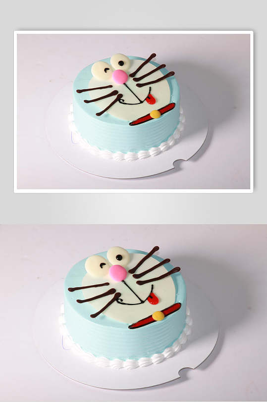清新卡通生日蛋糕图片