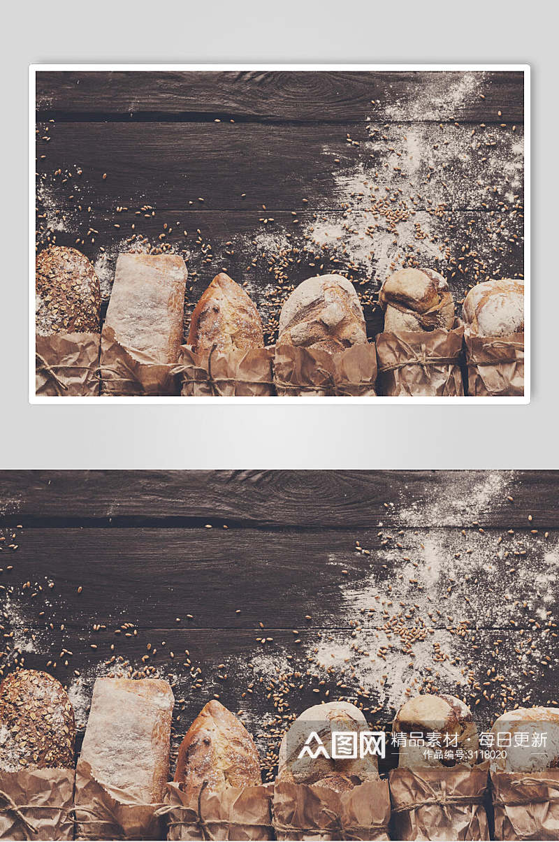 面包烘焙摄影高清图片素材