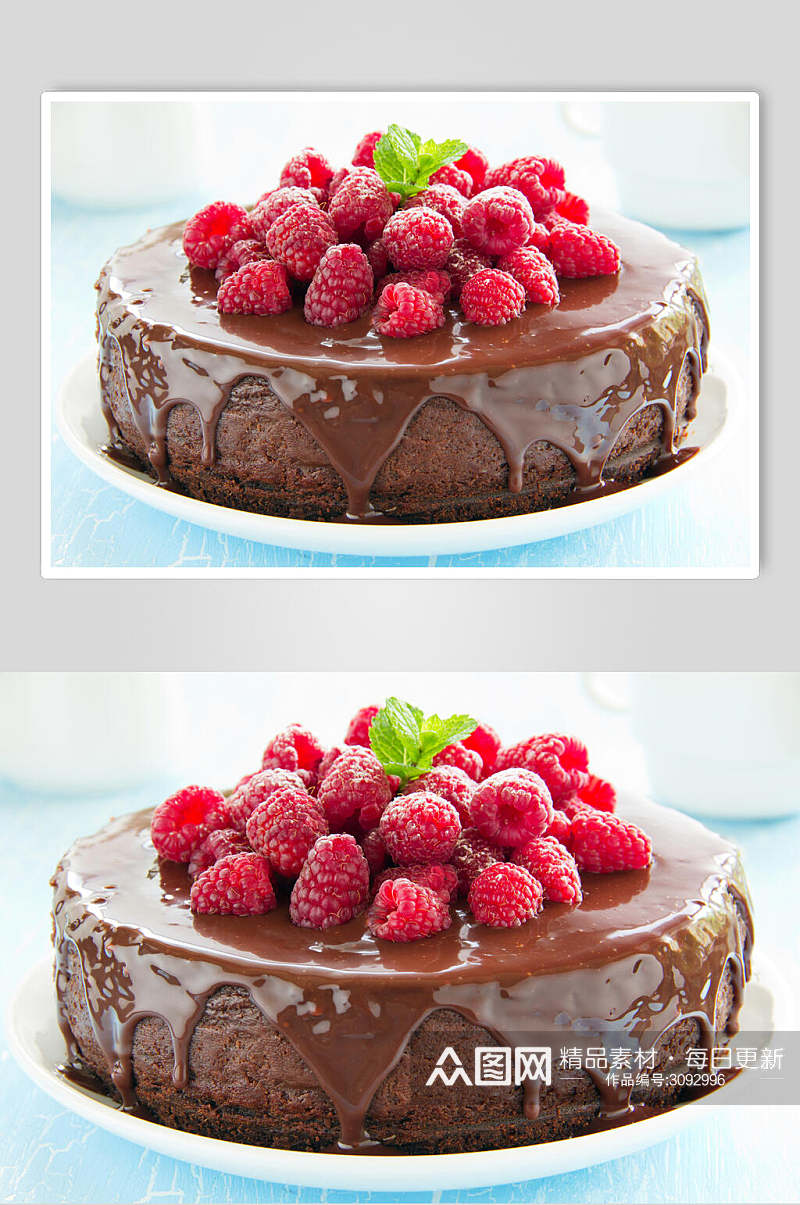 精致水果生日蛋糕食物美食图片素材