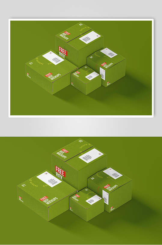 时尚绿色包装图片-时尚绿色包装效果图-时尚绿色包装设计素材下载