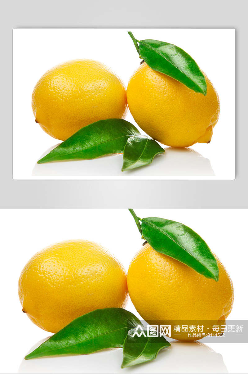 美味精品柠檬水果高清图片素材