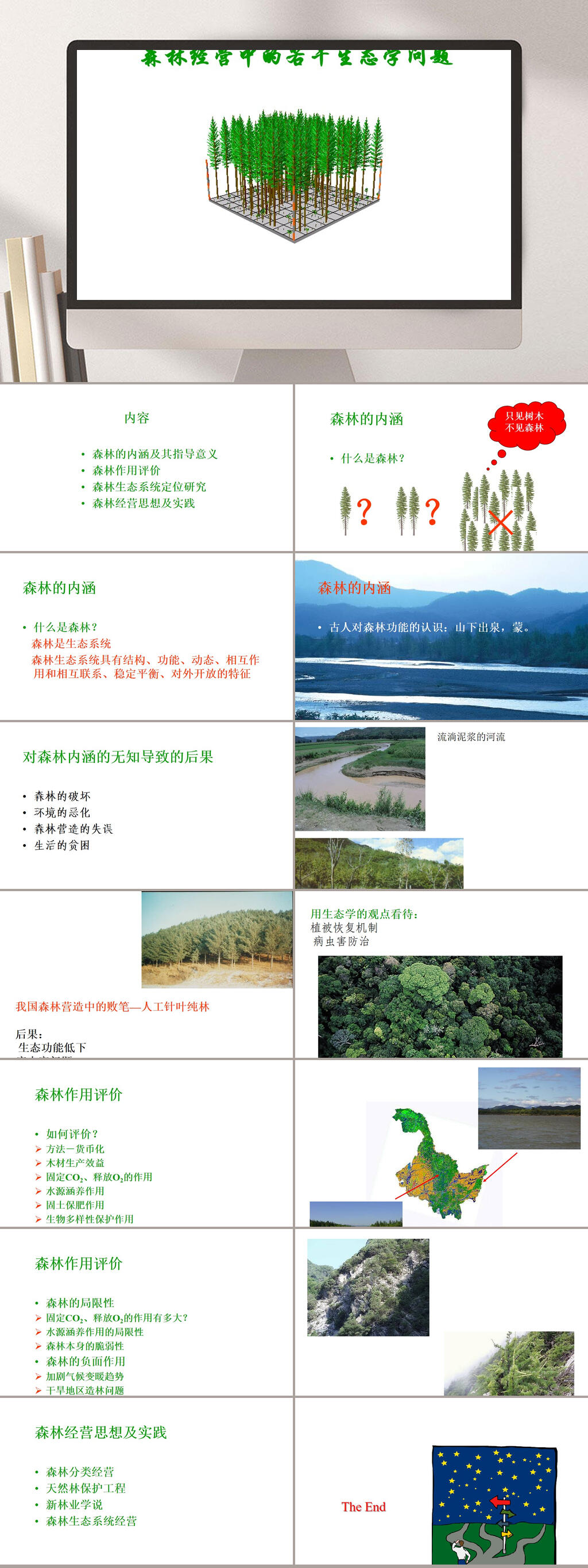 生态研究进程企业PPT素材
