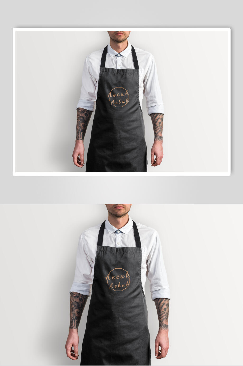 时尚设计奶茶饮品LOGO样机素材