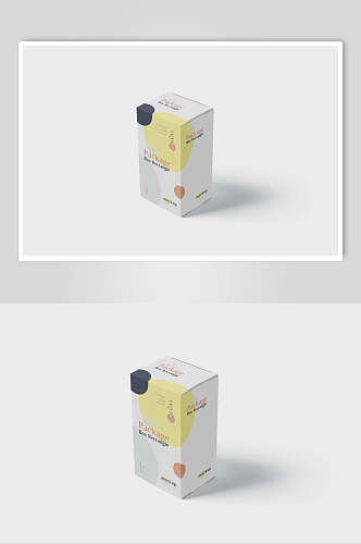 个性创意设计零食礼盒包装袋样机