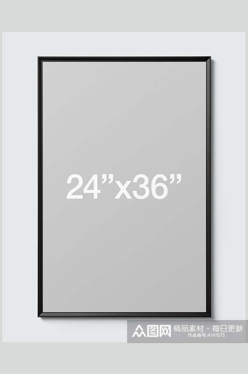 简约画框相框样机素材