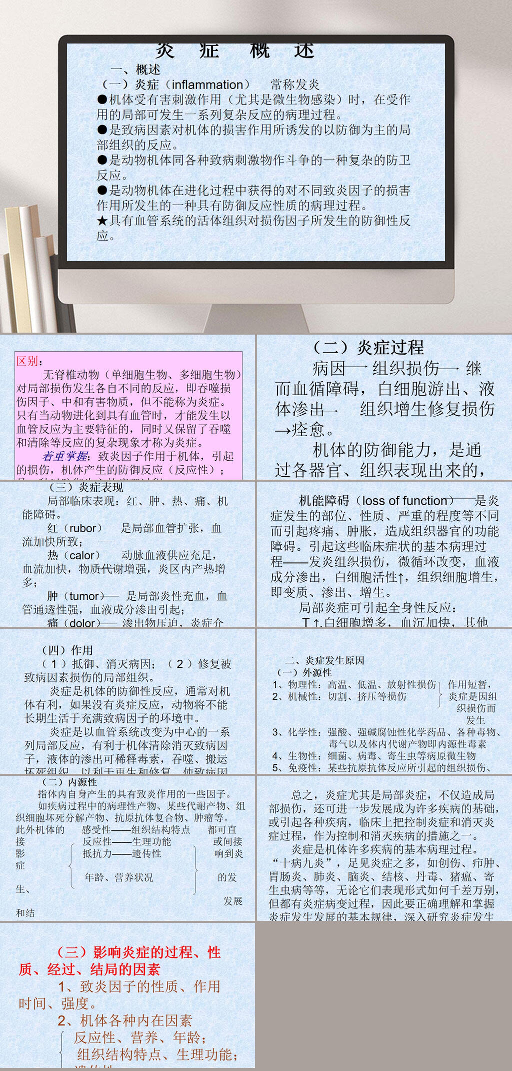 炎症概述企业PPT素材
