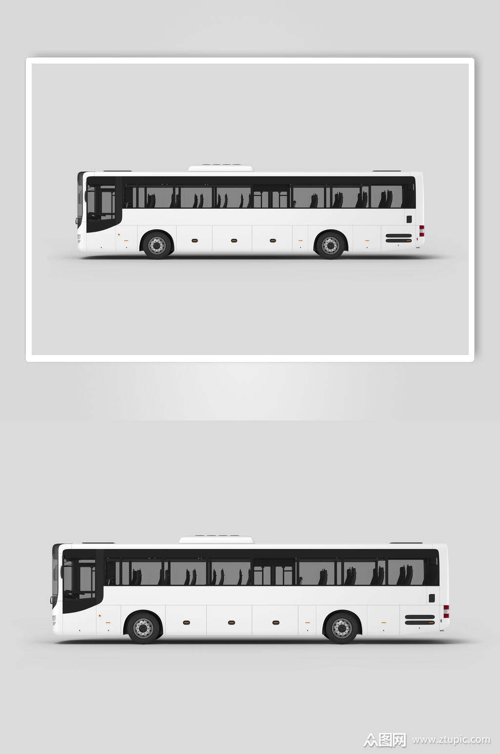 白色车身展示样机素材