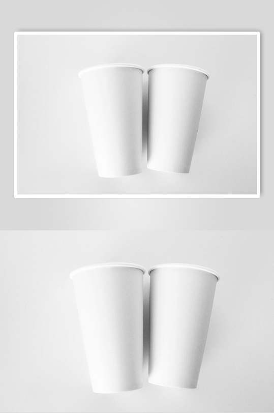 杯子白咖啡奶茶包装杯设计展示样机