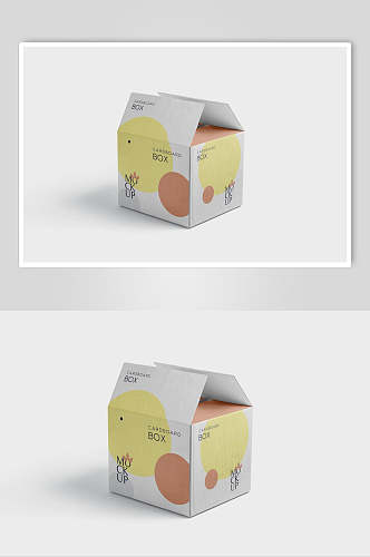 个性创意设计零食礼盒包装袋样机