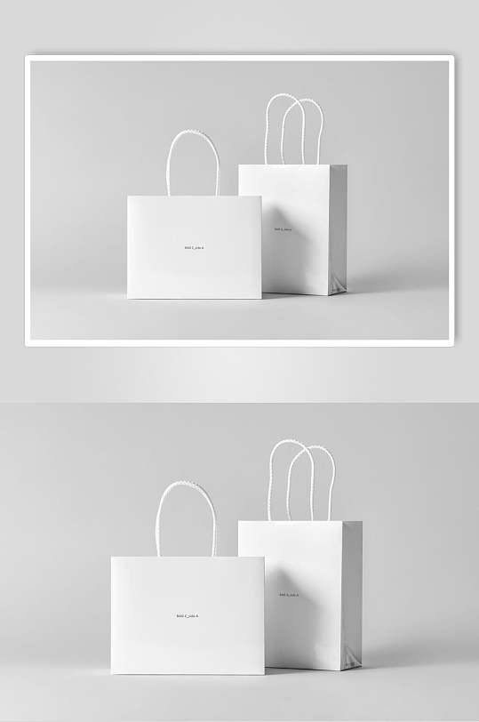 精品手提袋手提购物袋样机