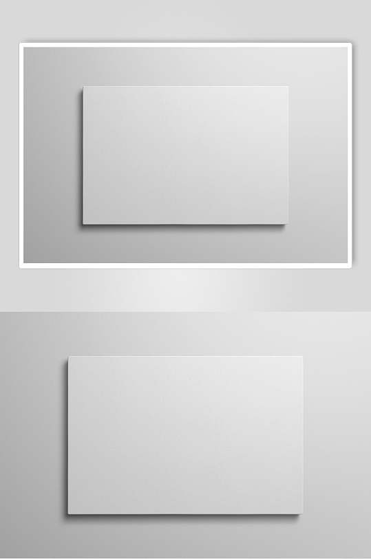 空白工作室画布画框展示场景样机