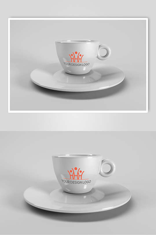咖啡杯品牌标志LOGO杯子展示样机
