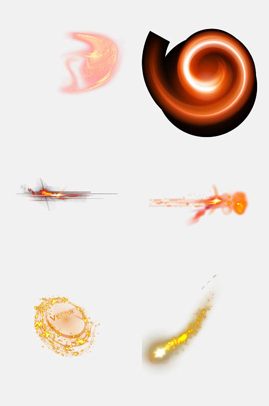 精美高端技能特效免抠素材