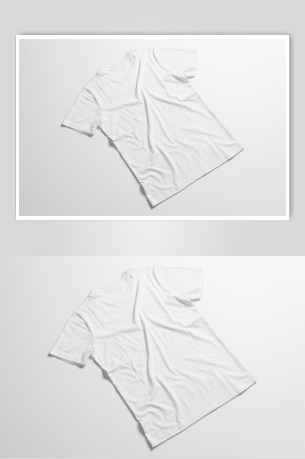 褶皱灰色创意高端服装贴图样机素材