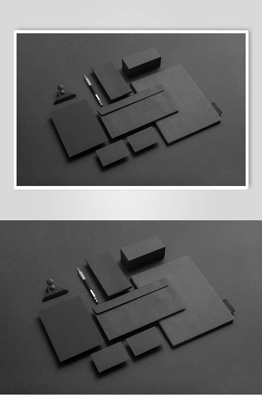 正视图中性笔时尚高端vi展示样机