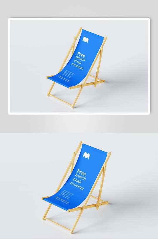 椅子英文创意高端广告牌宣传单样机