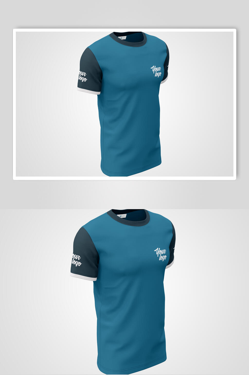 简约男士衣服展示样机素材