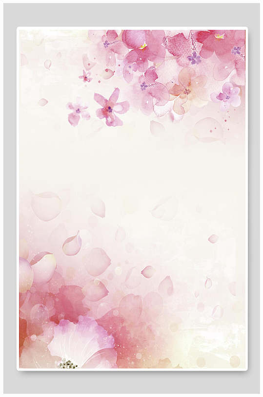 花清新淡雅背景-众图网