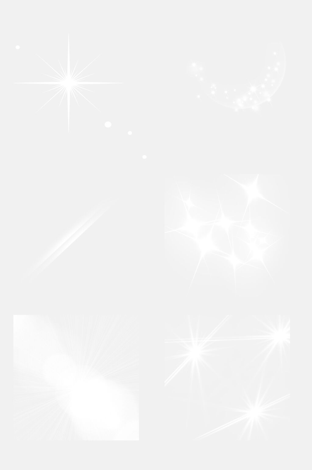 简约白色灯光免抠元素素材