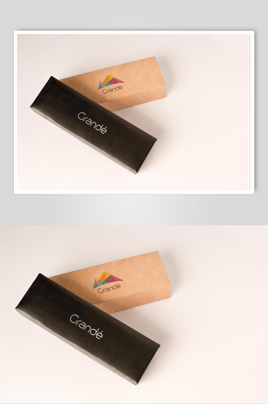 精美品牌标志LOGO设计展示场景样机素材