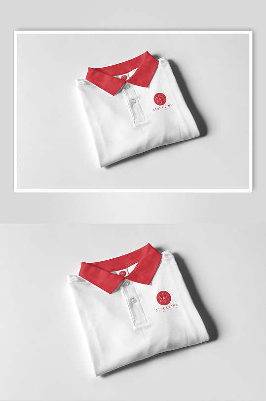 红包圆形创意大气简约衬衫展示样机