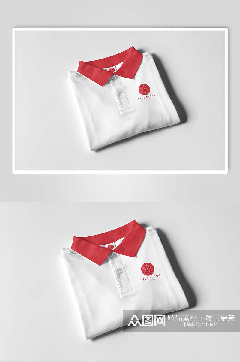 红包圆形创意大气简约衬衫展示样机素材