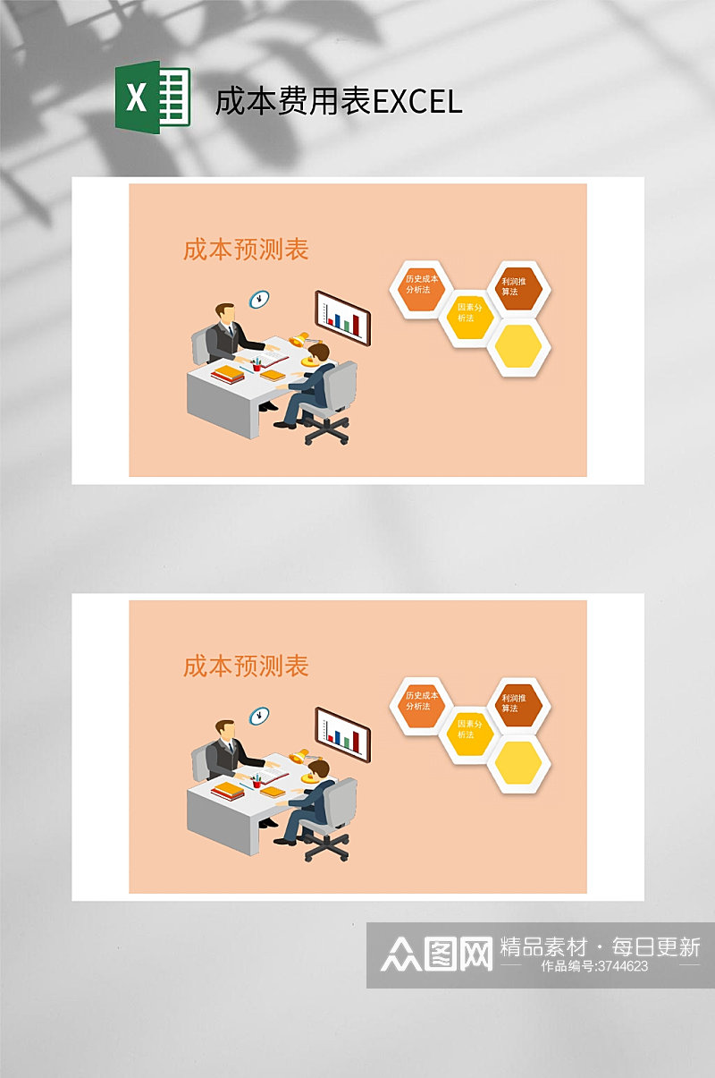 成本费用预测表EXCEL素材