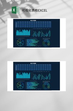 考试分数可视化表格EXCEL