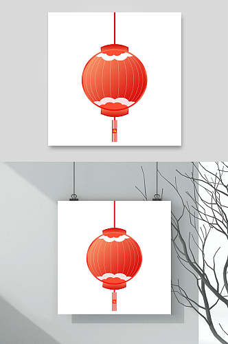 经典大气时尚红色中国风传统灯笼素材