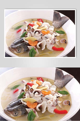 营养酸菜鱼菜品摄影图片