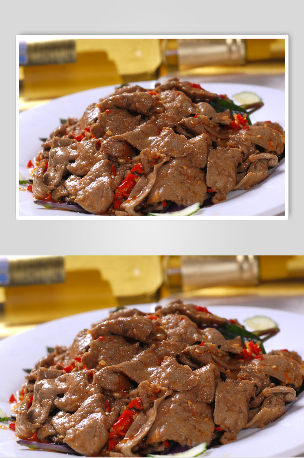 精品美味牛肉川菜高清图片素材