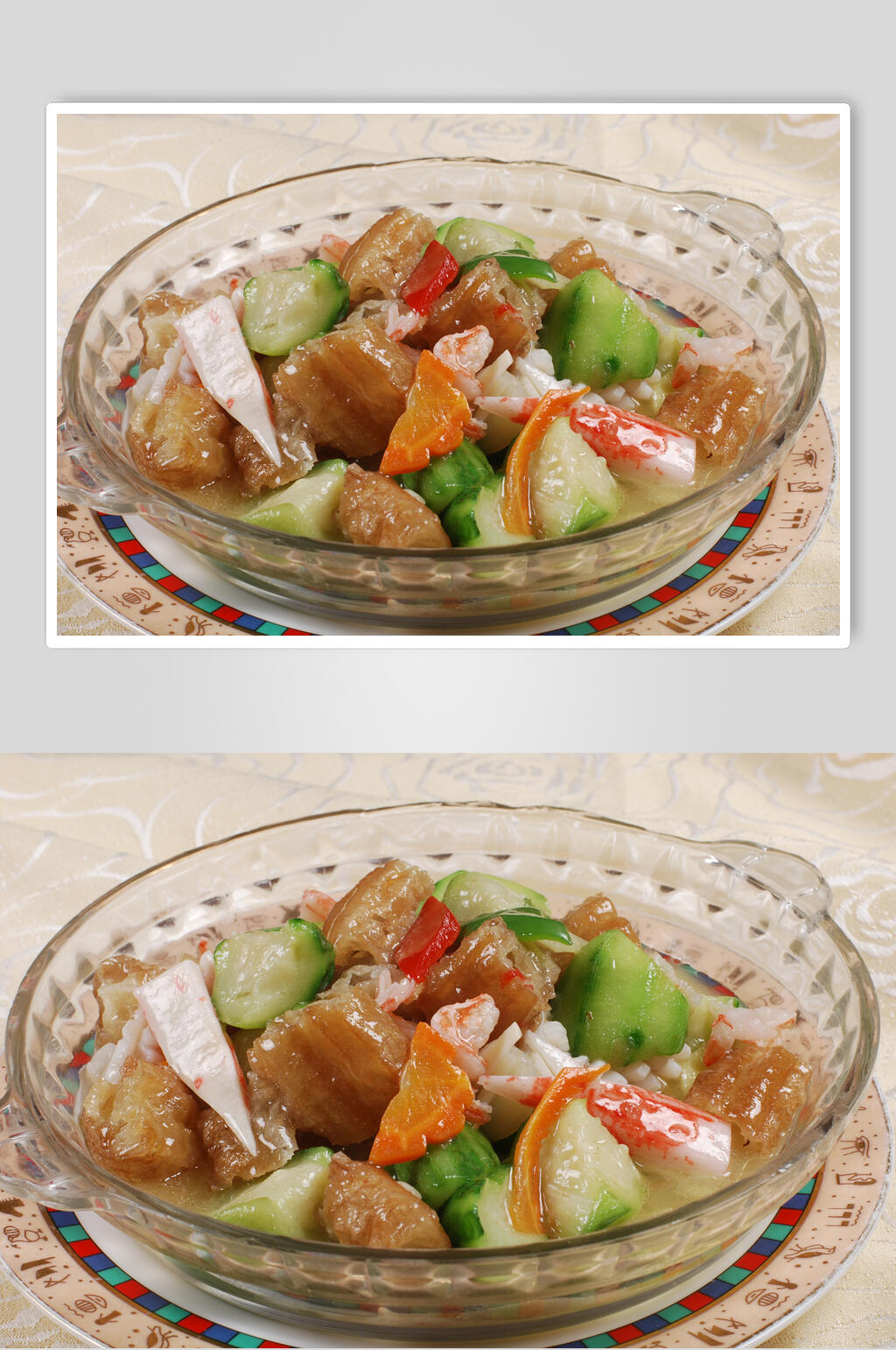 飘香水煮丝瓜湘菜湖南菜图片素材